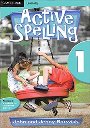 Book cover number 1 for Active Spelling 1 written by John Barwick, Jenny Barwick published by Cambridge University Press