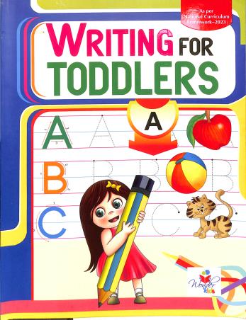 Book cover number 1 for Writing For Toddlers A (NCF 2023) written by Simmi Kumar published by Wonder Kids