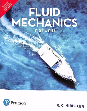 Book cover number 1 for Fluid Mechanics written by R. C. Hibbeler published by Pearson Education