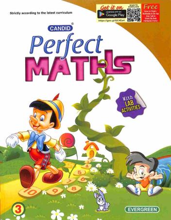 Book cover number 1 for Candid Perfect Maths 3 written by Manoj Kumar Sharma, Manjit Singh published by Evergreen Publications (India) Ltd.