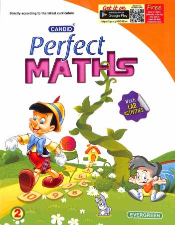Book cover number 1 for Candid Perfect Maths 2 written by Manoj Kumar Sharma, Manjit Singh published by Evergreen Publications (India) Ltd.
