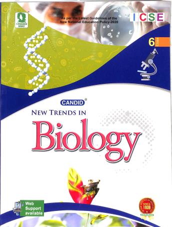 Book cover number 2 for Candid New Trends In Biology Class 6 (ICSE) NEP 2020 / NCF 2023 written by Pradeep Singh, Chanda Roy published by Evergreen Publications (India) Ltd.
