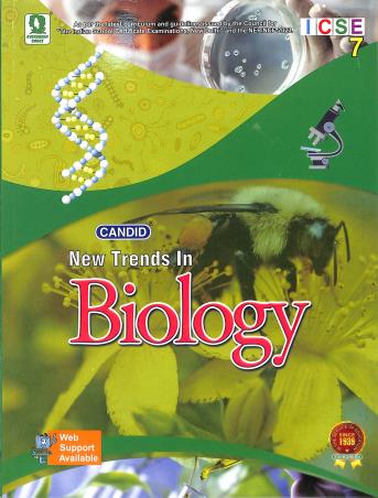 Book cover number 1 for Candid New Trends In Biology Class 7 (ICSE) NEP 2020 / NCF 2023 written by Pradeep Singh, Chanda Roy published by Evergreen Publications (India) Ltd.