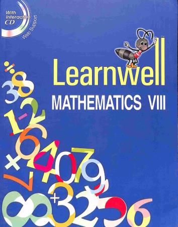 Book cover number 1 for Learnwell Mathematics 8 written by Sunil Batra, Shalini Ahuja published by Holy Faith International (P) Ltd