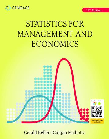 Book cover number 1 for Statistics For Management And Economics written by Gerald Keller, Gunjan Malhotra published by Cengage Learning India Private Limited