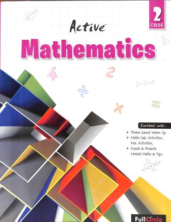 Book cover number 1 for Active Mathematics 2 (CBSE) written by D. K. Bhattacharya published by Full Circle Education Pvt Ltd