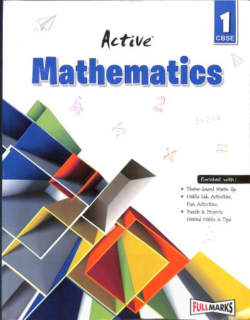 Book cover number 1 for Active Mathematics 1 written by D. K. Bhattacharya published by Full Marks Pvt. Ltd.