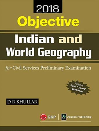 Book cover number 1 for Objective Indian And World Geography written by D. R. Khullar published by G. K. Publications (P) Ltd.