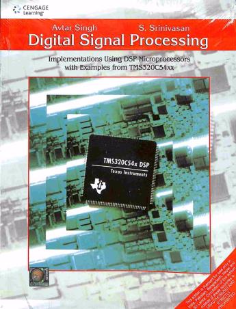 Book cover number 1 for Digital Signal Processing written by S. Srinivasan, Avtar Singh published by Cengage Learning India Private Limited