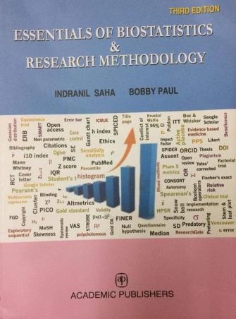 Book cover number 1 for Essentials Of Biostatistics & Research Methodology written by Indranil Saha, Boddy Paul published by Academic Publishers