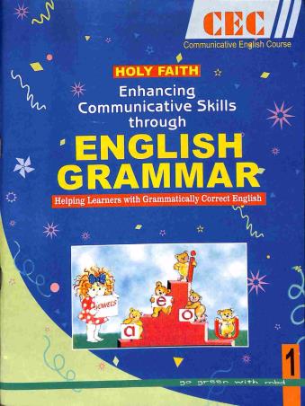 Book cover number 1 for English Grammar 1 written by D. P. Bhanot, Shelly Sangar published by Holy Faith International (P) Ltd