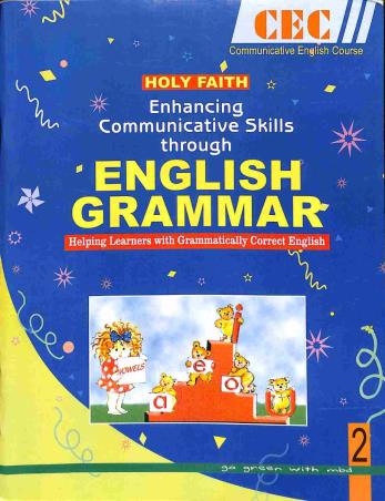 Book cover number 1 for English Grammar 2 written by D. P. Bhanot, Shelly Sangar published by Holy Faith International (P) Ltd