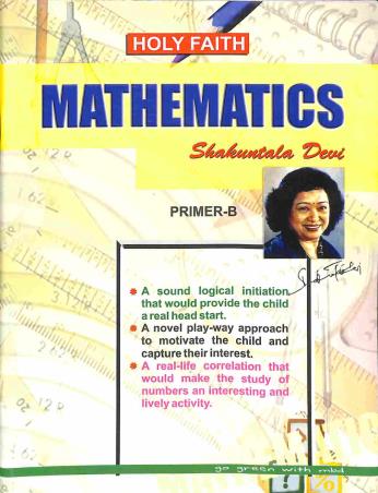 Book cover number 1 for Mathematics Primer -B written by Shakuntala Devi published by Holy Faith International (P) Ltd