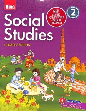Book cover number 1 for Social Studies 2 (NEP 2020) written by Sangeeta Gupta published by Viva Education