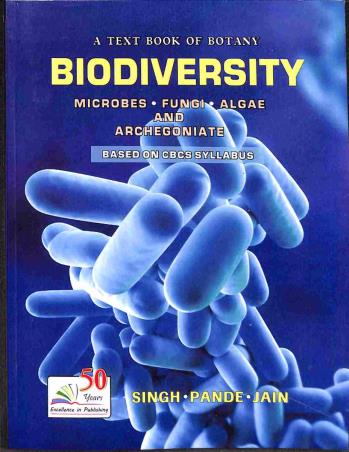 Book cover number 1 for A Textbook Of Botany : Biodiversity written by Jain, Singh, Pande published by Rastogi Publications