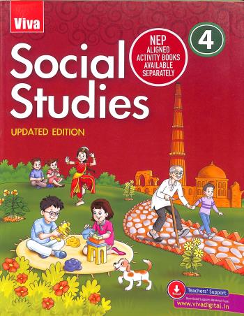 Book cover number 1 for Social Studies 4 (NEP 2020) written by Sangeeta Gupta published by Viva Education