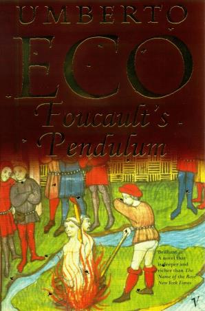 Book cover number 1 for Foucault's Pendulum written by Umberto Eco published by Random House