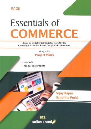 Book cover number 1 for Essentials Of Commerce ISC 12 written by L. M. Prasad, Rajesh Kumar published by Sultan Chand & Sons (P) Ltd