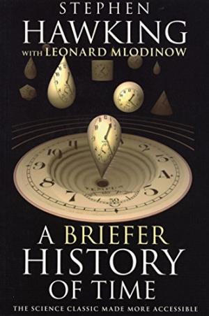 Book cover number 1 for A Briefer History of Time written by Stephen Hawking published by Bantam Books