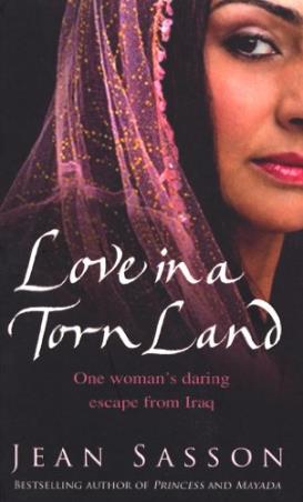 Book cover number 1 for Love In a Torn Land written by Jean Sasson published by Bantam Books