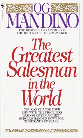 Book cover number 1 for The Greatest Salesman in The World written by Og Mandino published by Bantam Books
