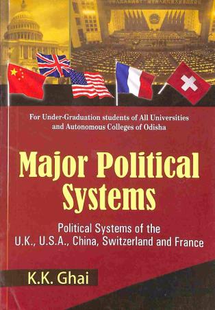 Book cover number 1 for Major Political System written by K. K. Ghai published by Kalyani Publishers