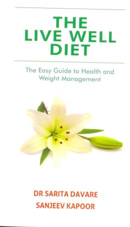 Book cover number 1 for The Live Well Diet written by Sanjeev Kapoor, Sarita Davare published by Popular Prakashan
