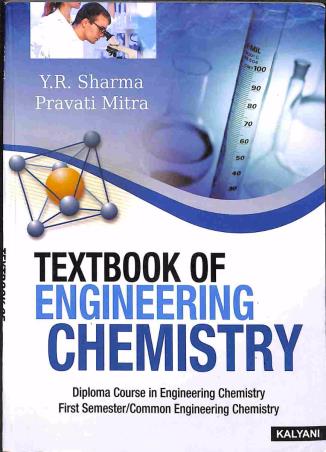 Book cover number 1 for Textbook Of Engineering Chemistry written by Y. R. Sharma, Pravati Mitra published by Kalyani Publishers