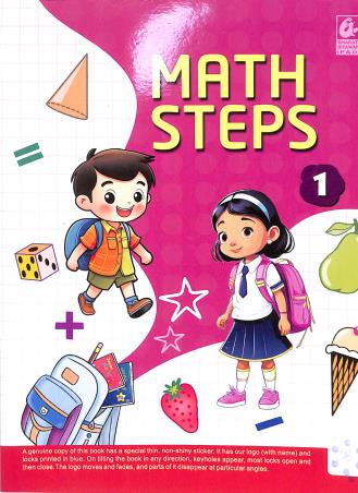 Book cover number 1 for Math Steps 1 (NEP / NCF) written by Asit Das Gupta, Surya Bhushan Prasad published by Bharati Bhawan Publishers & Distributors