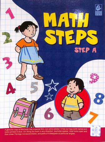 Book cover number 1 for Math Steps Step A written by Asit Das Gupta, S. B. Prasad published by Bharati Bhawan Publishers & Distributors