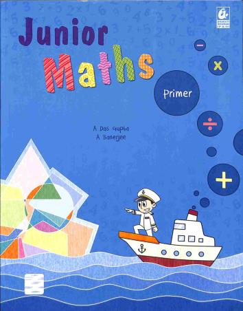 Book cover number 1 for Junior Maths Primer (NEP / NCF) written by A. Das Gupta, A. Banerjee published by Bharati Bhawan Publishers & Distributors