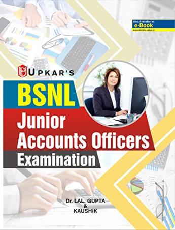 Book cover number 1 for BSNL : Junior Accounts Officers Examination written by Gupta, Lal, Kaushik published by Upkar Prakashan
