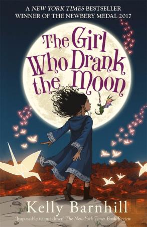 Book cover number 1 for The Girl Who Drank The Moon written by Kelly Barnhill published by Bloomsbury Publishing