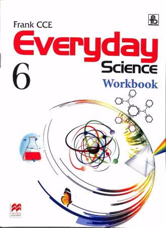 Book cover number 1 for Frank CCE Everyday Science Workbook 6 written by Stalin Malhotra, K. K. Gupta published by Frank Bros. & Co.