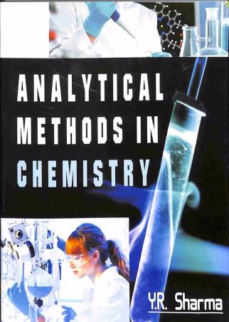 Book cover number 1 for Analytical Methods In Chemistry written by Y. R. Sharma published by Kalyani Publishers
