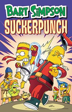 Book cover number 1 for Bart Simpson Sucker Punch written by Matt Groening published by Harper Collins Publishers