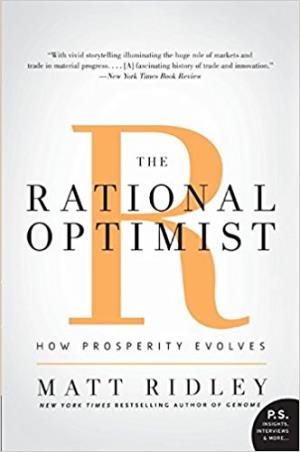 Book cover number 1 for The Rational Optimist : How Prosperity Evolves written by Matt Ridley published by Harper Collins Publishers