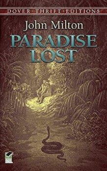 Book cover number 1 for Paradise Lost written by John Milton published by Dover Publications