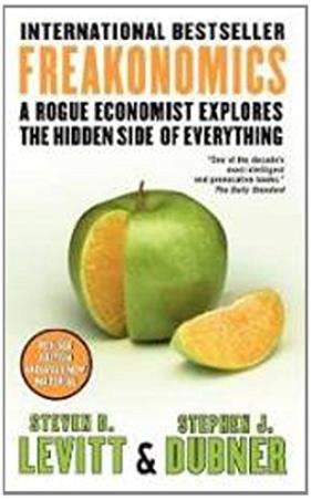 Book cover number 1 for Freakonomics : A Rogue Economist Explores The Hidden Side Of Everything written by Steven D. Levitt published by Harper Collins Publishers