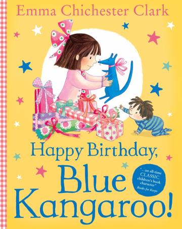 Book cover number 1 for Happy Birthday, Blue Kangaroo! written by Emma Chichester Clark published by Harper Collins Publishers