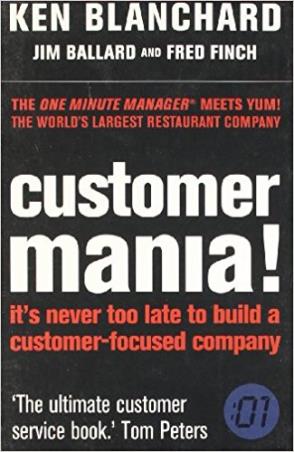 Book cover number 1 for Customer Mani! : It's Never Too Late To Build A Customer - Focused Company written by Ken Blanchard published by Harper Collins Publishers