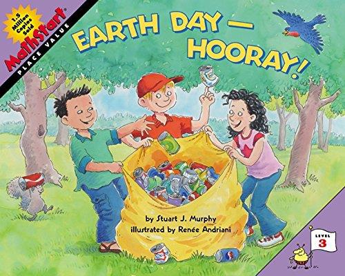 Book cover number 1 for Earth Day Hooray! : Math Start -3 written by Stuart J. Murphy published by Harper Collins Publishers