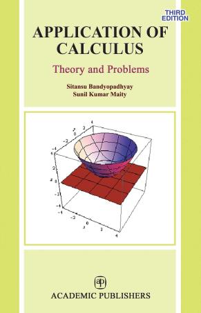 Book cover number 1 for Application Of Calculus : Theory And Problems written by Sitansu Bandyopadhyay, Sunil Kumar Maity published by Academic Publishers