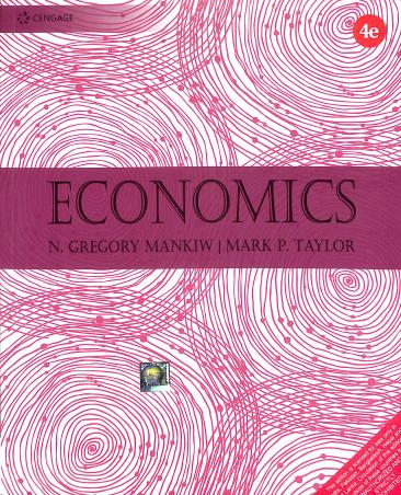 Book cover number 1 for Economics written by N. Gregory Mankiw, Mark P. Taylor published by Cengage Learning India Private Limited