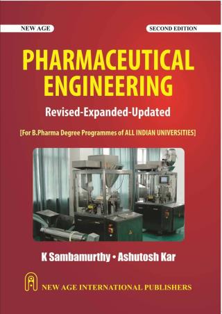 Book cover number 1 for Pharmaceutical Engineering written by Ashutosh Kar, K. Sambamurthy published by New Age International (P) Limited, Publishers