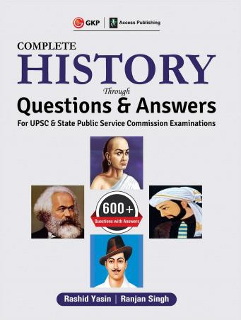 Book cover number 1 for Complete History Through Question & Answers written by Rashid Yasin, Ranjan Singh published by G. K. Publications (P) Ltd.