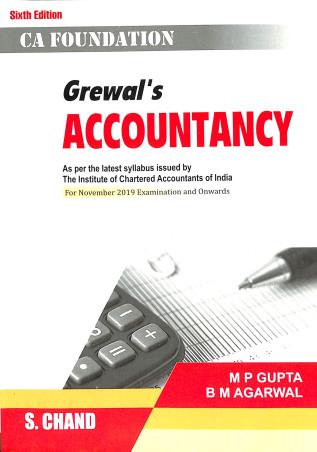 Book cover number 1 for Grewal's Accountancy written by B. M. Agarwal, M. P. Gupta published by S. Chand Publishing
