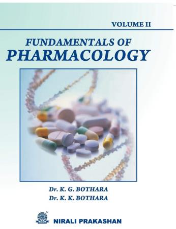 Book cover number 1 for Fundamentals Of Pharmacology (Volume II) written by K. G. Bothara, K. K. Bothara published by Nirali Prakashan