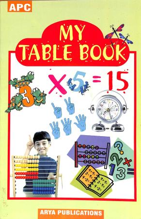 Book cover number 1 for APC My Table Book written by Kiran Gupta published by Arya Publications