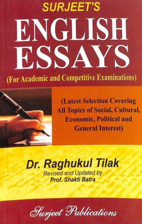 Book cover number 1 for Surjeet's English Essays written by Raghukul Tilak published by Surjeet Publications